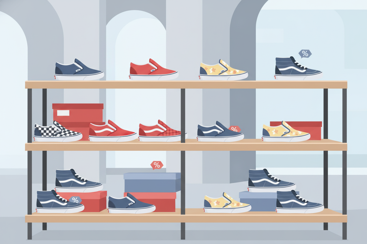 Vans outlet: iconische sneakers tegen budgetvriendelijke prijzen
