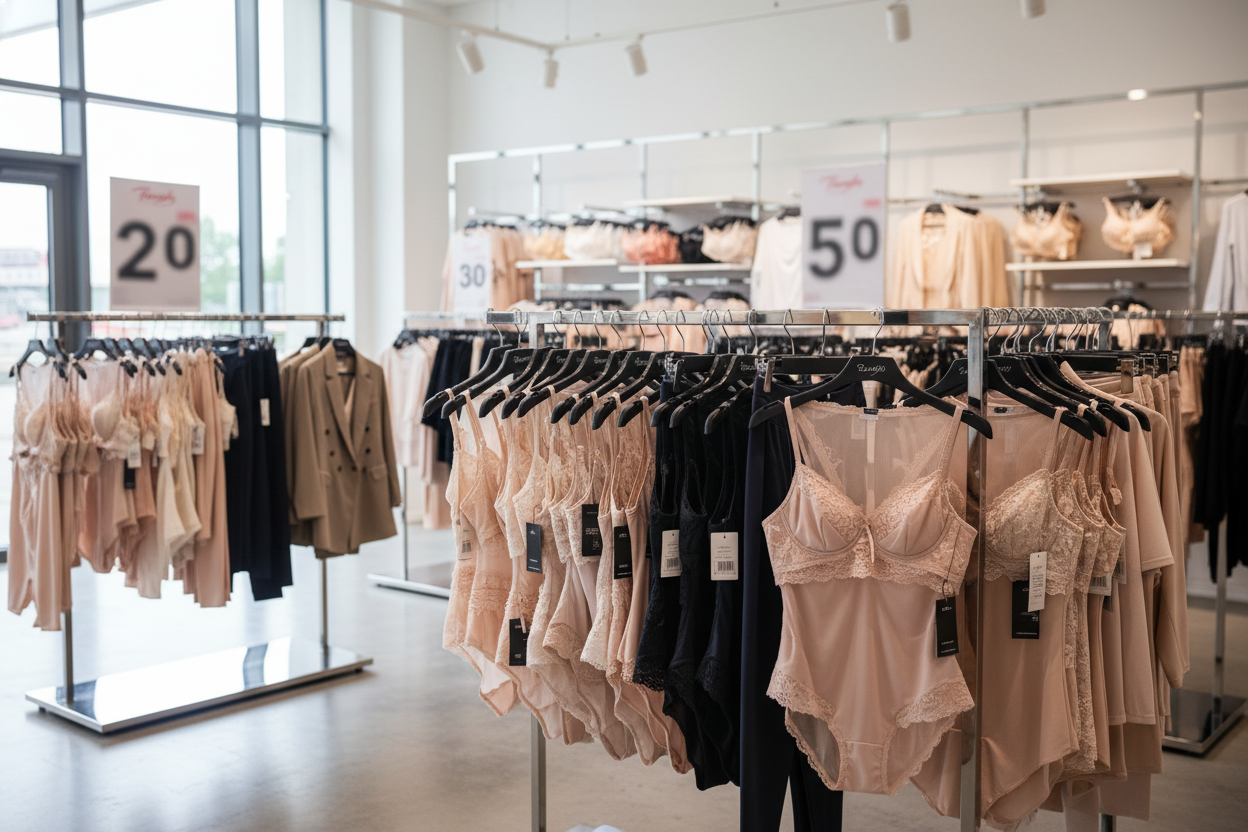 Triumph factory outlet: lingerie en mode met korting