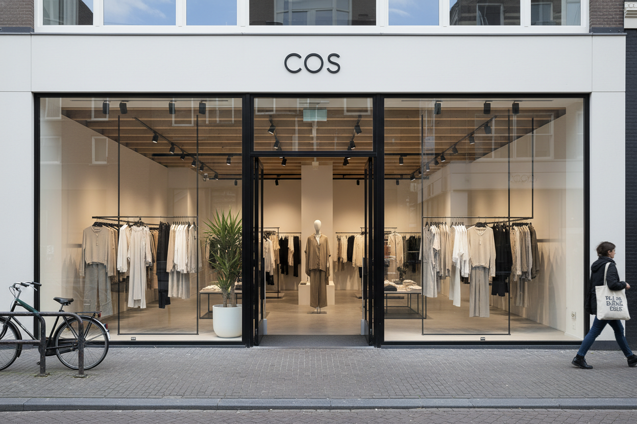 Cos store amsterdam: scandinavische minimalisme in de stad