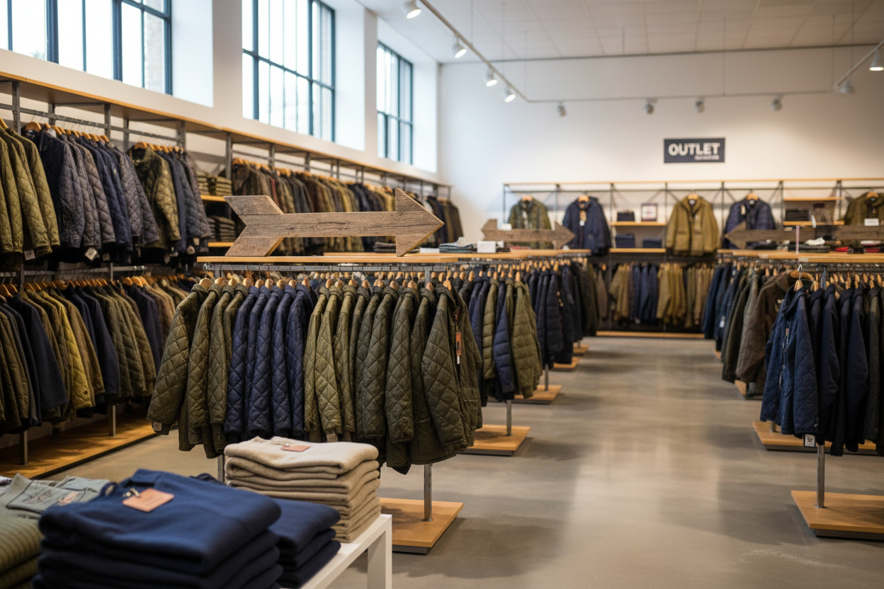 Barbour factory outlet: stijlvolle outdoor kleding met korting