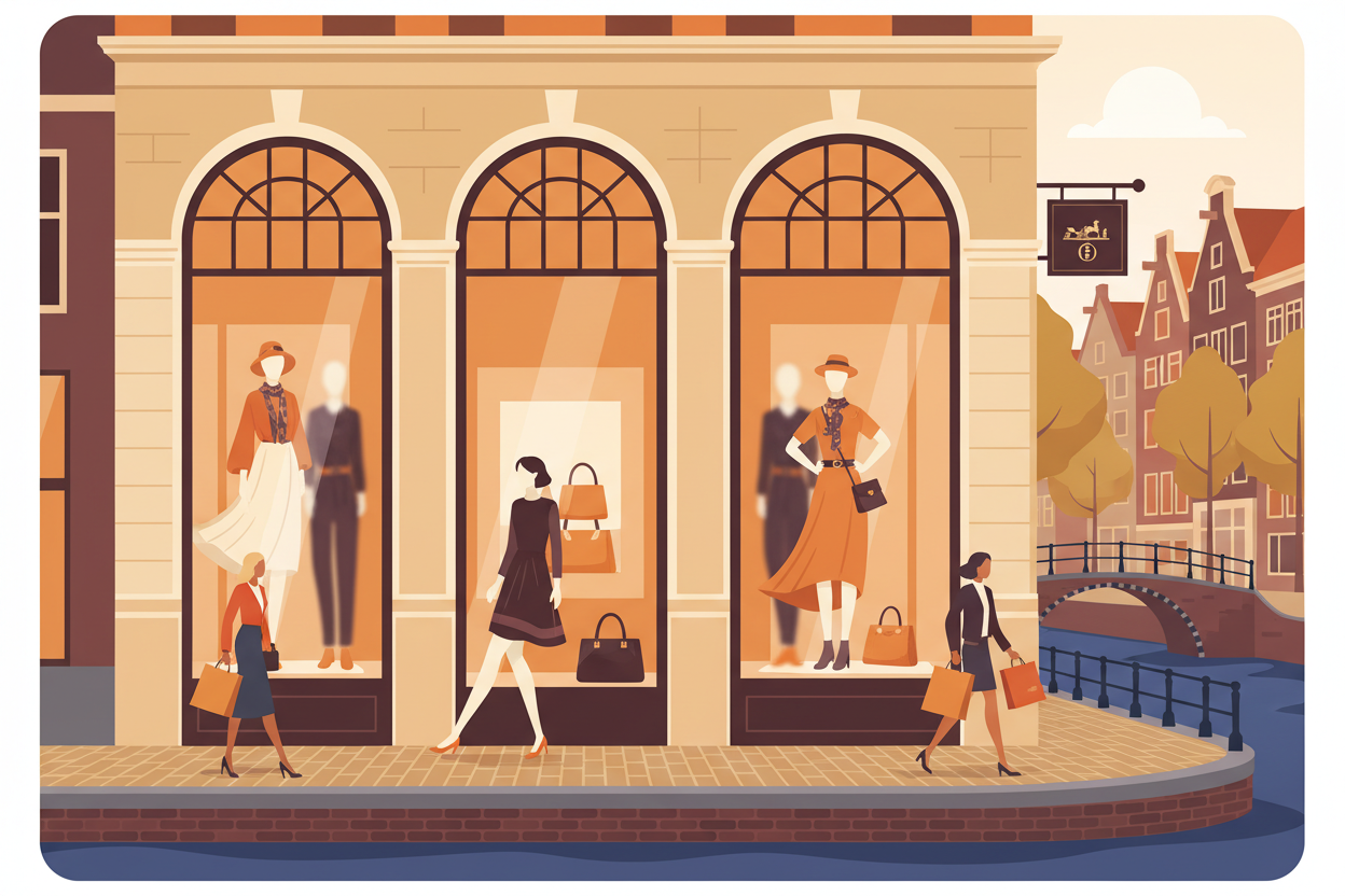 Hermes amsterdam store: luxe mode en accessoires in het hart van de stad