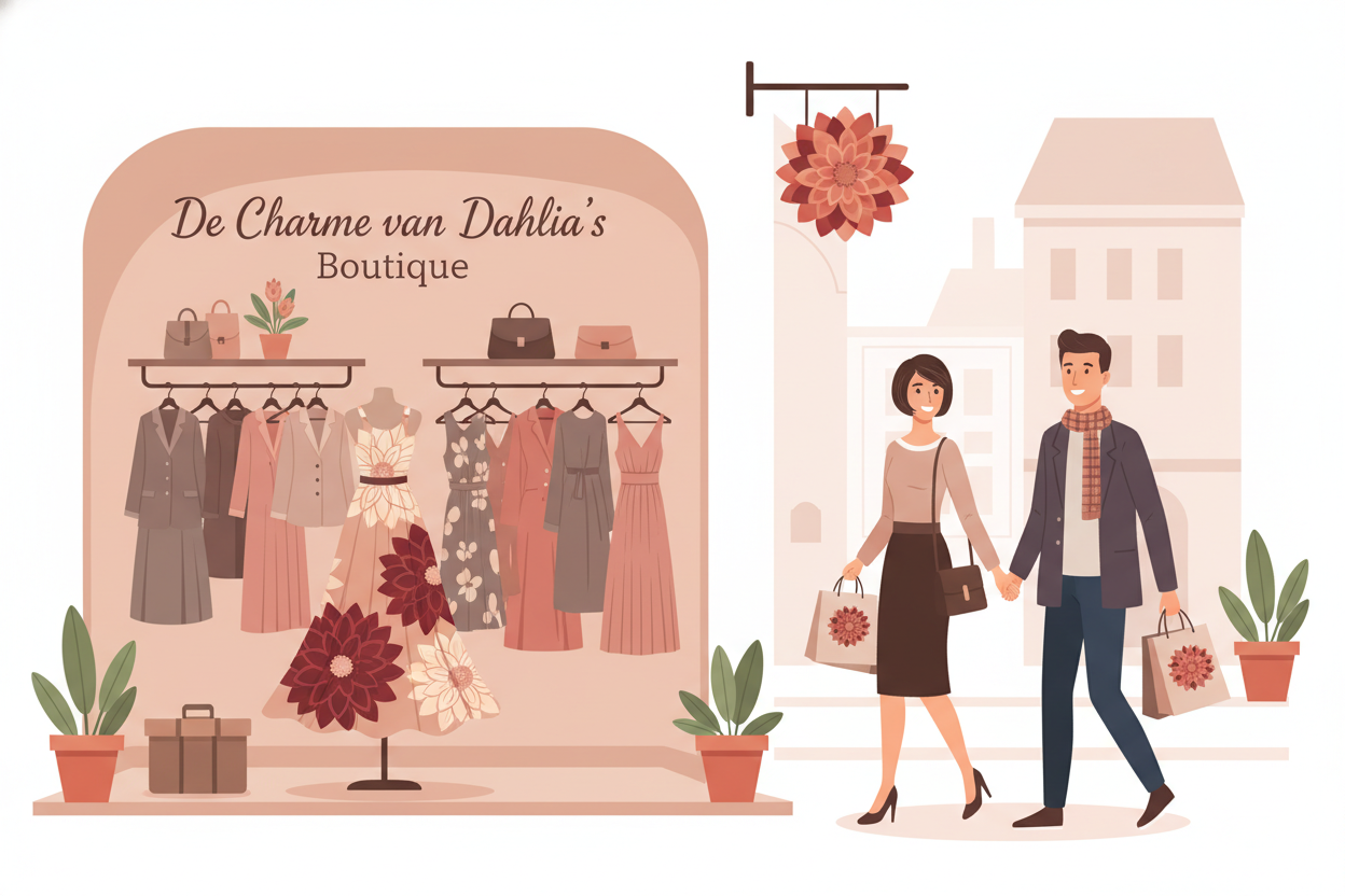 De charme van dahlia's boutique: mode met een persoonlijke touch