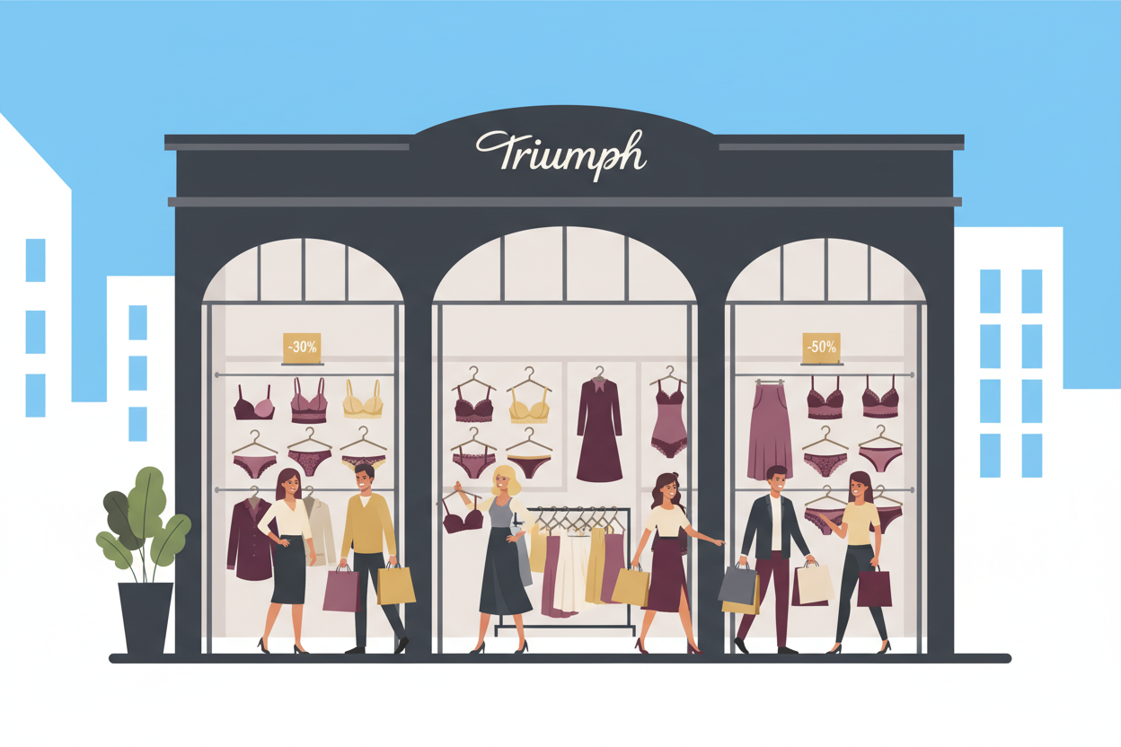 Triumph factory outlet: lingerie en mode met korting